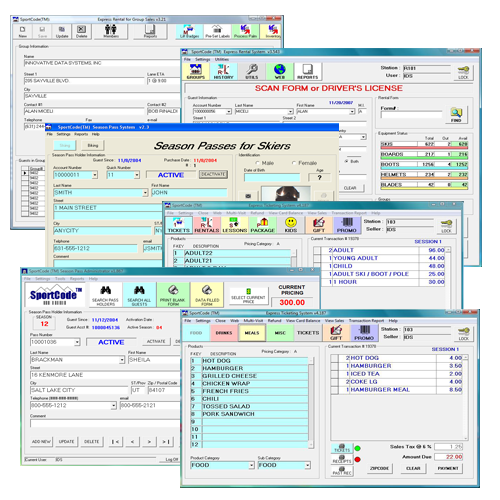 Sportcode software screenshots.